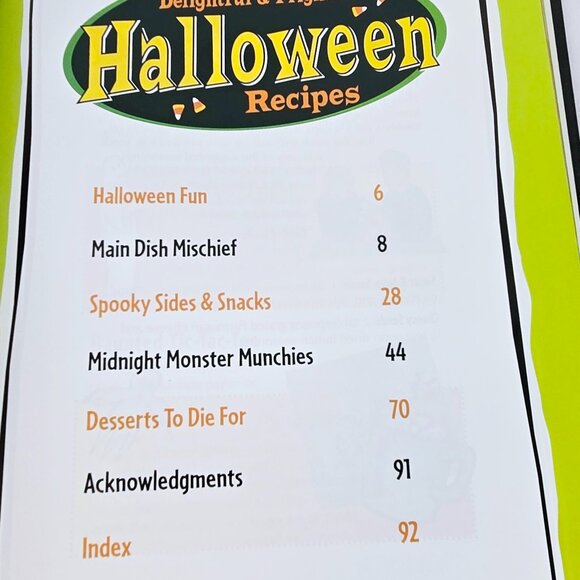 Vintage Cookbook Favorite Brand Name Delightful & Frightful Halloween Recipes - Picture 4 of 16